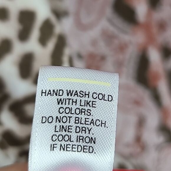 Cato Mixed Scarf Animal Print Oversize Drop Shoulder Slinky Tunic Blouse Leopard - Picture 8 of 10